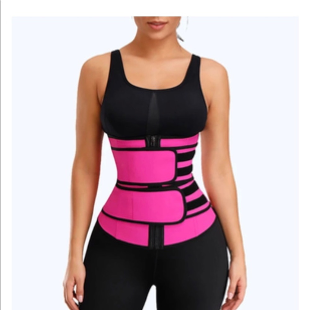 Waist trainer and ab support belt